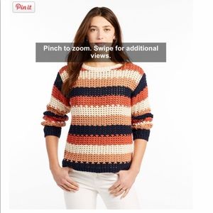 Brand new, tags on, warm and cozy LL Bean sweater
